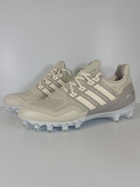 Adidas UltraBoost Football Cleats Mens Size 9.5 Talc Grey White Granite JP7409 main image 4